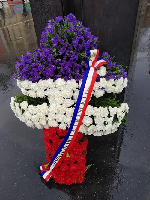 Paris - Cérémonie du souvenir le 10 novembre 2018  -  Les anciens de la 1ere DFL honorent leurs morts 