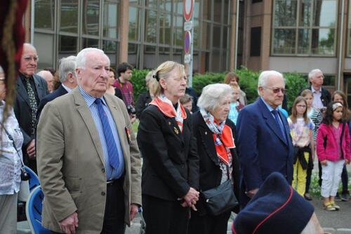 * Inauguration de la rue du BM 24 à Strasbourg le 16 avril 2015