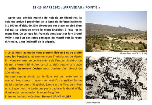 * 80e Anniversaire de la Campagne d'Erythrée (février-avril 1941) - 5 - La Légion perce le verrou de Kéren