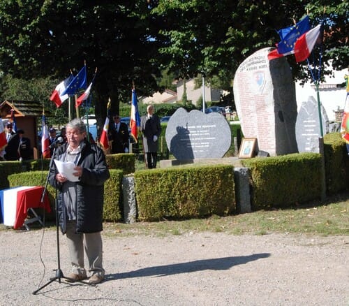 * 14 septembre : commémoration des 80 ans du maquis Chambaran et des combats de l'armée secrète de l'Isère
