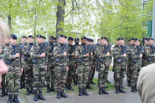 * Inauguration de la rue du BM 24 à Strasbourg le 16 avril 2015