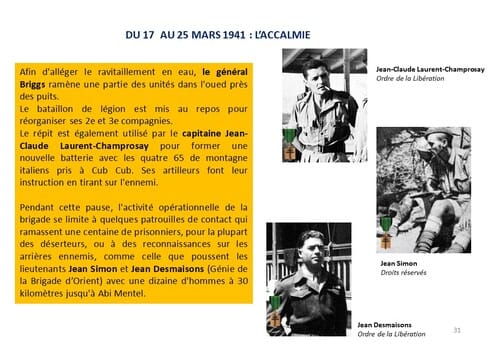 * 80e Anniversaire de la Campagne d'Erythrée (février-avril 1941) - 5 - La Légion perce le verrou de Kéren