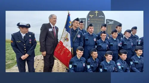 Samedi 25 juin 2022 : Le Tréport (76) a inauguré la stèle aux aviateurs FAFL demeurés sans sépulture
