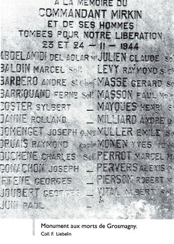 * Etape n° 28 - 23-25 novembre 1944-  Fusiliers Marins, Commandos de Choc et Bataillons de Marche dans les Libérations de Ettuefont, Grosmagny et Eloie