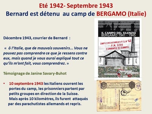 CNRD 2019 : témoignage sur Bernard SAVARY (BIM, 1ère DFL) auprès d'élèves de 3e de l'établissement professionnel Jeanne d'Arc au Havre