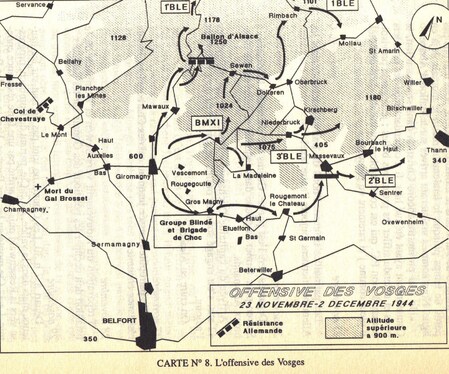 * Survivant de Bir Hakeim, par Domingo LOPEZ - 9 - FRANCE : De la Provence à l'Alsace (1944)