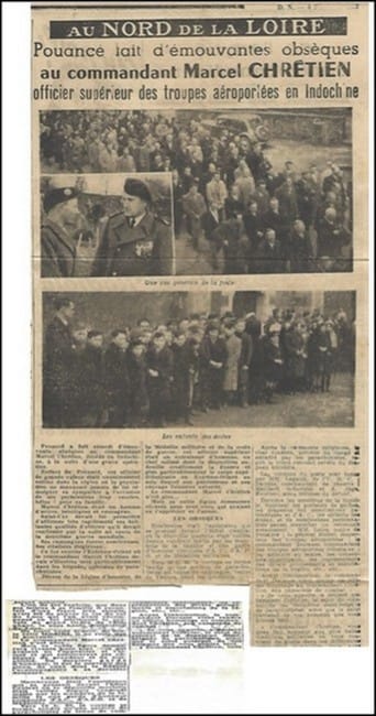 * Page souvenir - Marcel CHRETIEN un Saint-cyrien-résistant parmi d’autres - Ancien du B.M.5 de la 1ere DFL