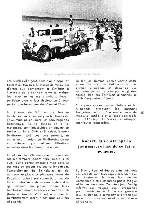 * Histoire de Robert DIQUELOU (BFM, 1er RFM)