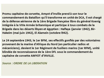 * Jean des MOUTIS, 1er Bataillon de Fusiliers Marins à l'honneur - PMM de Tours