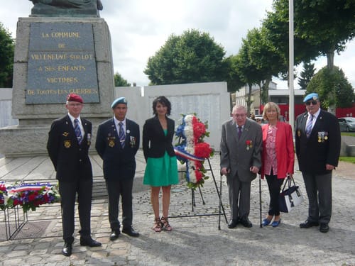 * Commémorations du 18 JUIN 1940 à AGEN et VILLENEUVE S/LOT.