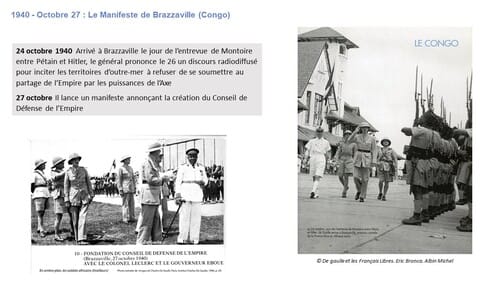 * Ephemeride : Le général de Gaulle et la France Libre - L'Année 1940