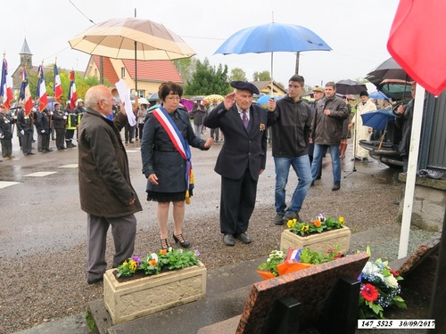 * Champagney-Éboulet, 73ème anniversaire de la Libération - 30 septembre 2017