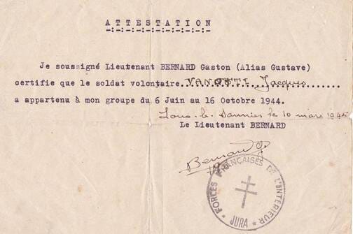 * In Memoriam Jacques VANOTTI (Résistant et Grand Ancien du BM 21)