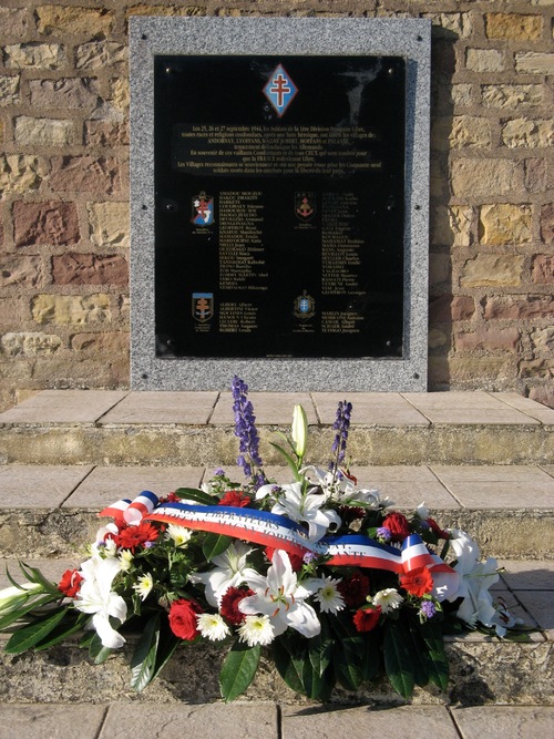 * Septembre 2014 - Commémorations de la bataille de Dompaire (2ème DB) et des combats de Lyoffans et Andornay (1ère DFL)