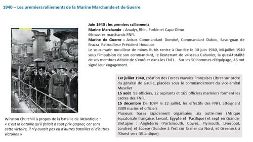 * Ephemeride : Le général de Gaulle et la France Libre - L'Année 1940