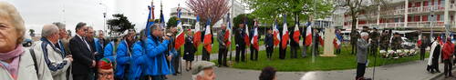 * Cérémonie du 70e anniversaire de la libération de Royan