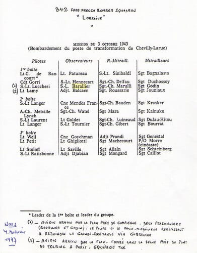 *   Denis GENESTAL DU CHAUMEIL des Forces ariennes Française Libre - Un visage sur un nom 