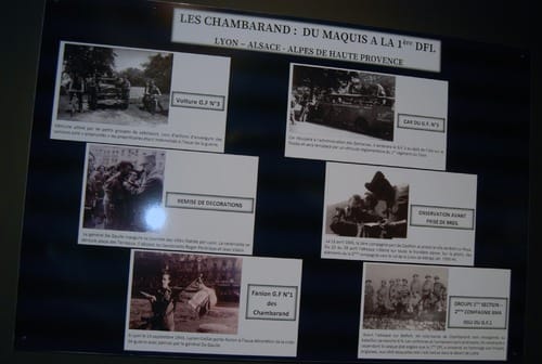 * 14 septembre : commémoration des 80 ans du maquis Chambaran et des combats de l'armée secrète de l'Isère
