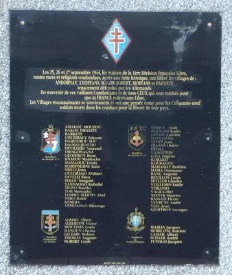 * Fin septembre 1944 : début de la Campagne des Vosges