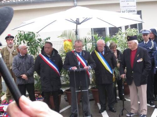 * Chemins de mémoire : une nouvelle stèle de la 1ère DFL à Aix-en Provence  (19 janvier 2019)