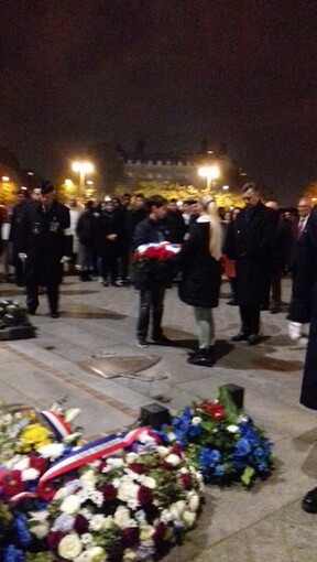 * Commémoration de la création de l'Ordre de la Libération à l'Arc de Triomphe