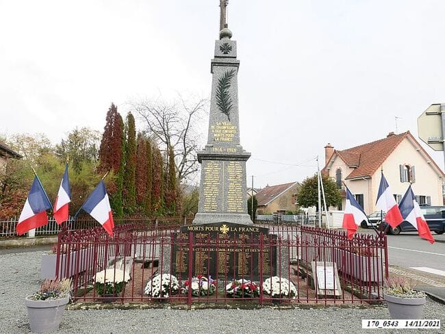 * Cérémonie du 77ème anniversaire de la Libération, le 14 nov. 2021, à la stèle du 