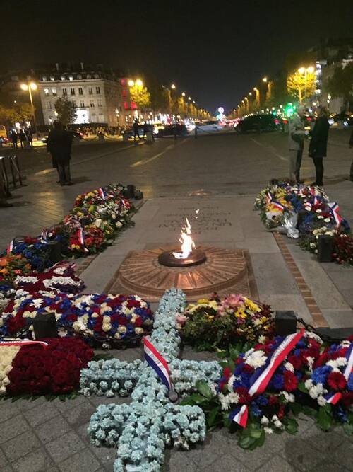 * Commémoration de la création de l'Ordre de la Libération à l'Arc de Triomphe