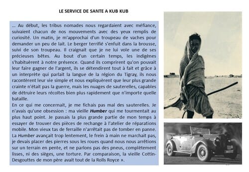 * 80e Anniversaire de la Campagne d'Erythrée (février-avril 1941) - 4 -Le Bataillon de Marche 3 combat à Cub-Cub 