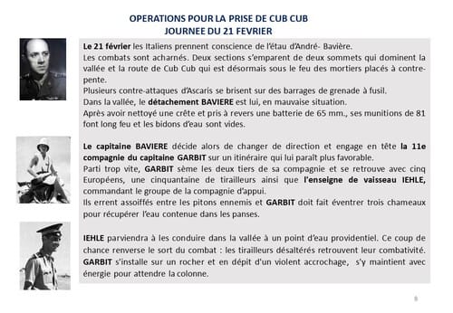 * 80e Anniversaire de la Campagne d'Erythrée (février-avril 1941) - 4 -Le Bataillon de Marche 3 combat à Cub-Cub 