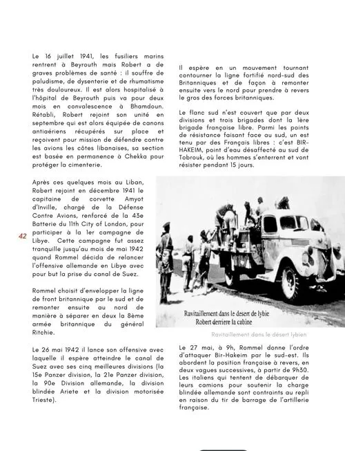 * Histoire de Robert DIQUELOU (BFM, 1er RFM)
