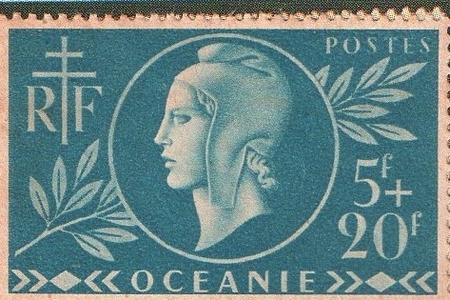 * La culture à travers les timbres poste - une exposition concernant la France libre