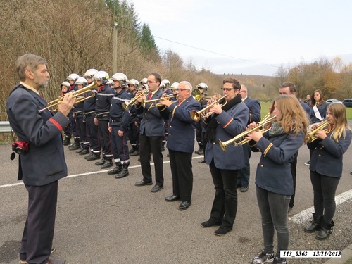 *  cérémonie du 71ème anniversaire de la Libération de Champagney.
