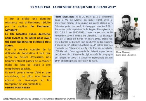 * 80e Anniversaire de la Campagne d'Erythrée (février-avril 1941) - 5 - La Légion perce le verrou de Kéren
