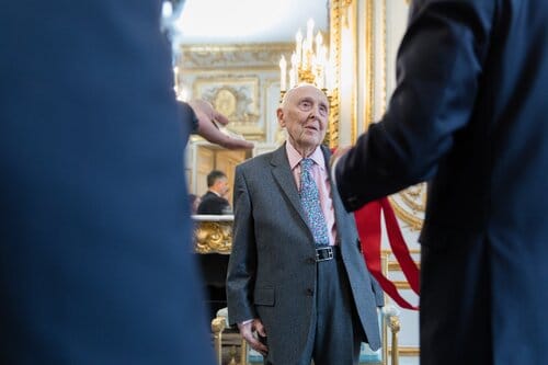 * Cérémonie de commémoration du 78e anniversaire de l’appel du 18 juin 1940 et remise de décoration au Mont Valérien 