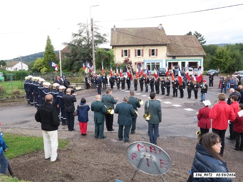 * Champagney: 72ème anniversaire de la libération d’Éboulet le samedi 1er octobre 2016