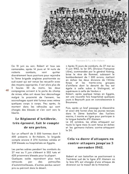 * Histoire de Robert DIQUELOU (BFM, 1er RFM)
