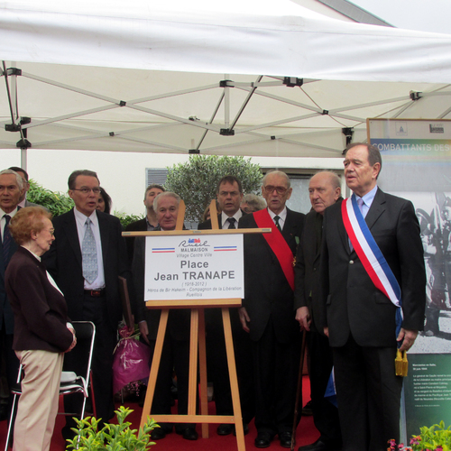 * Inauguration de la place Jean TRANAPE à Rueil Malmaison