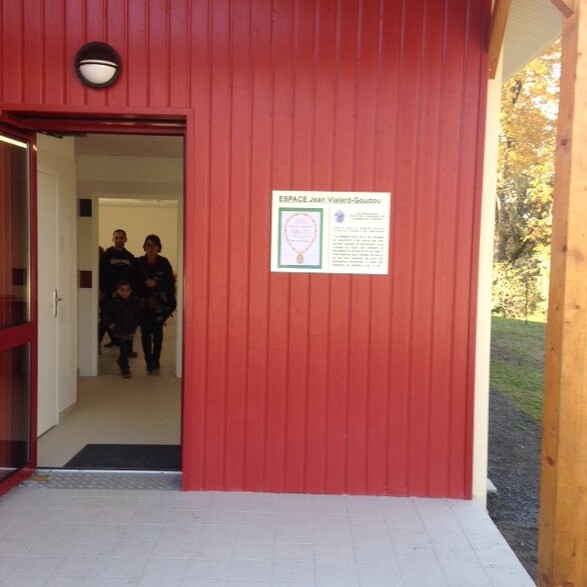 * Inauguration d'un espace Jean VIALARD-GOUDOU en Gironde (Compagnon, service de Santé de la 1ère DFL)