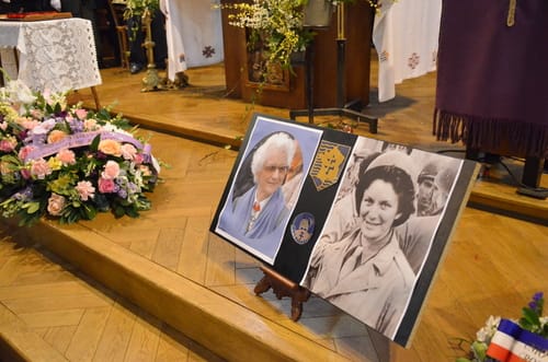 * Obsèques de Raymonde Jeanmougin, la dernière