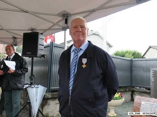 * Champagney-Éboulet, 75ème anniversaire de la Libération - Cérémonie au monument du 