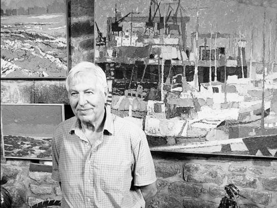 * Marc MONKOWICKI (1929-2010), ancien du BM XI, peintre de marine rend hommage aux Fusiliers-marins
