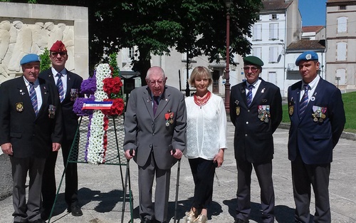 * Cérémonie commémorative du 77ème anniversaire de l'Appel du 18 JUIN 1940 du général de GAULLE