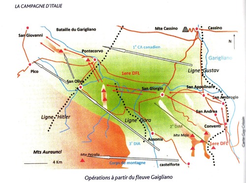 * Survivant de Bir Hakeim par Domingo LOPEZ - 7 - La Campagne d'Italie (1/2)  (Printemps 1944)