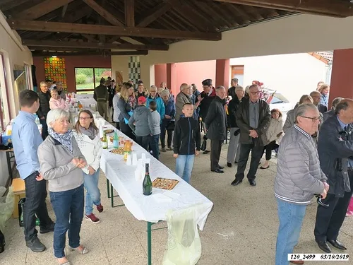 * Champagney-Éboulet, 75ème anniversaire de la Libération  Cérémonie au monument du 
