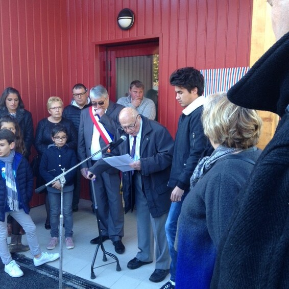 * Inauguration d'un espace Jean VIALARD-GOUDOU en Gironde (Compagnon, service de Santé de la 1ère DFL)