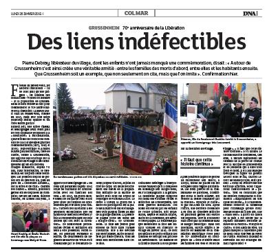 * La comméoration de GRUSSENHEIM