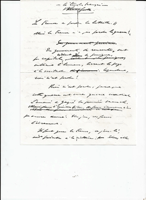 * Trésor d'archives...le testament du général De Gaulle 