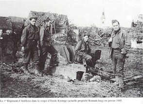 * du 7 au 11 Janvier 1945 : La campagne d'Alsace de la 1ère DFL débute par la Défense de Strasbourg