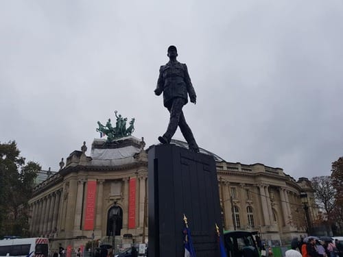 Paris - Cérémonie du souvenir le 10 novembre 2018