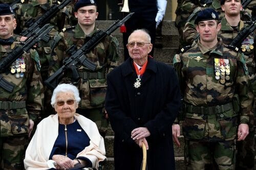 * Paul LETERRIER (1er RFM) , élevé au grade de Commandeur de la Légion d'Honneur